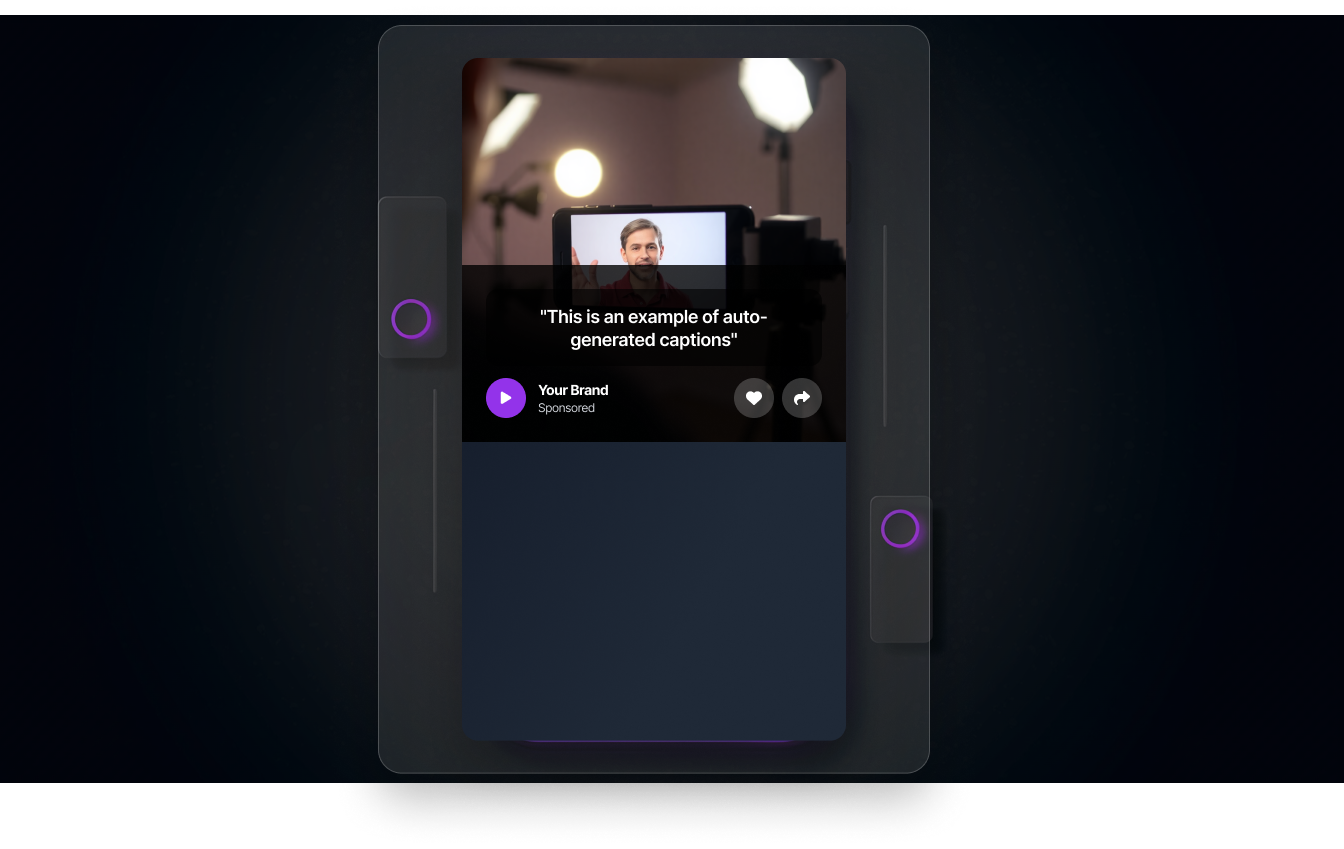 Vertical short-form video with captions — ready to post